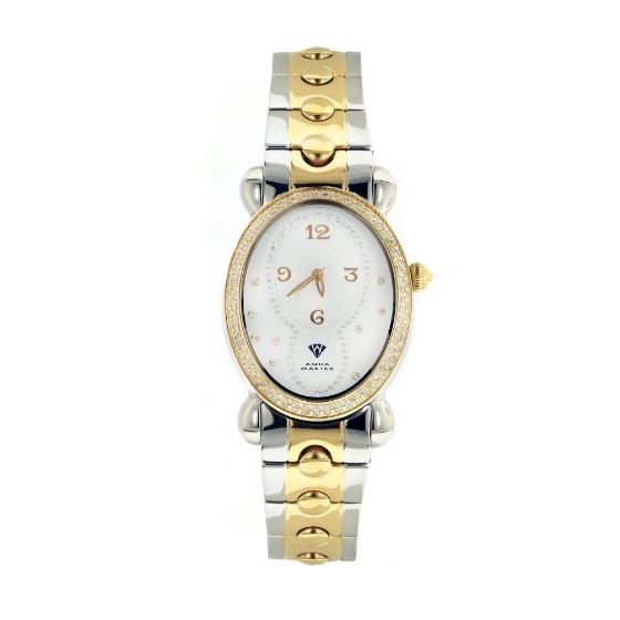 Women's Symmetry Dual Color Gold-PVD Stainless