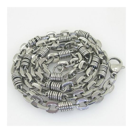 Mens 316L Stainless steel franco box ball wheat curb popcorn rope fancy chain fancy hand made link c