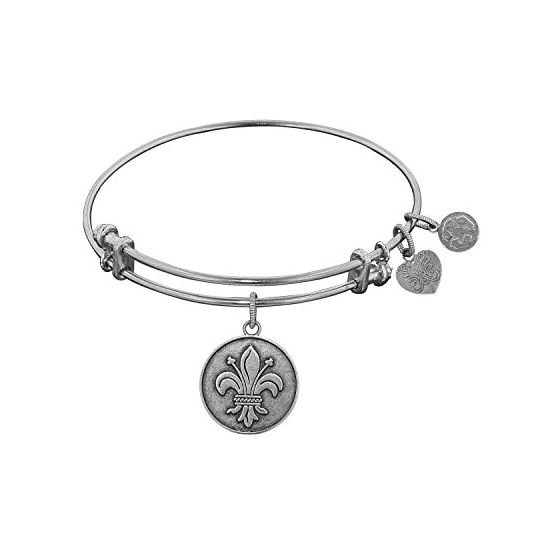 Angelica Ladies Inspirational Collection Bangle Charm 7.25 Inches (Adjustable) WGEL1001