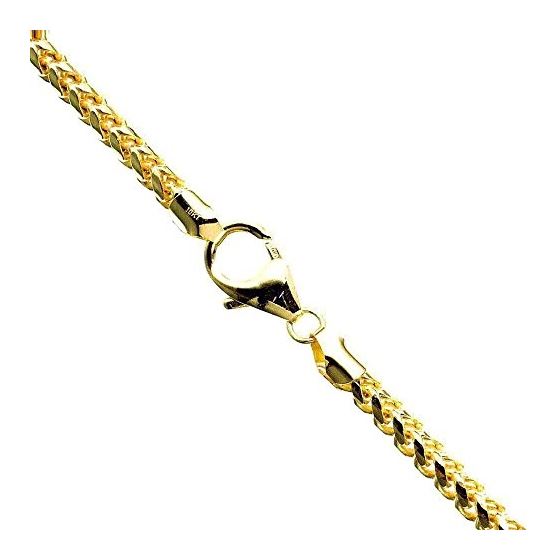 10K YELLOW Gold SOLID FRANCO Chain - 26 Inches Long 4MM Wide 1