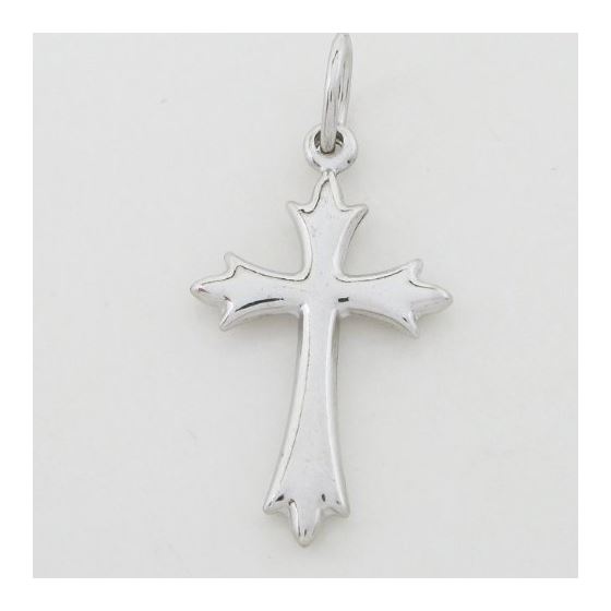 Fancy structure cross pendant SB49 34mm tall and 17mm wide 3