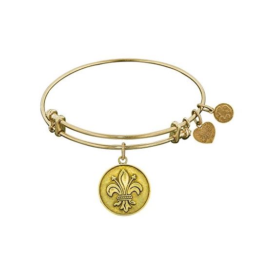 Angelica Ladies Inspirational Collection Bangle Charm 7.25 Inches (Adjustable) GEL1001