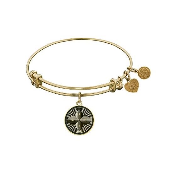 Angelica Ladies Inspirational Collection Bangle Charm 7.25 Inches (Adjustable) GEL1125