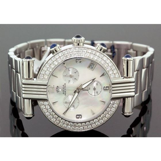 Ladies Aqua Master Diamond Watch 2.80 ct w-94b 1