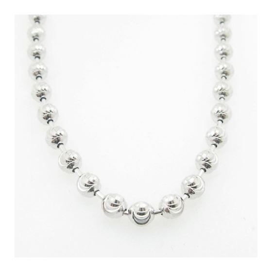 Mens .925 Italian Sterling Silver Moon Cut Link Chain Length - 36 inches Width - 5mm 3