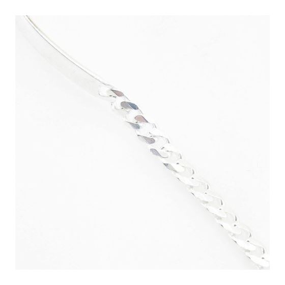 Curb Link ID Bracelet Necklace Length - 7.5 inches Width - 5.5mm 3
