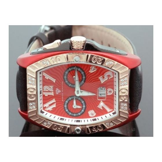 Tonneau 0.50Ctw Mens Diamond Watch W315-2