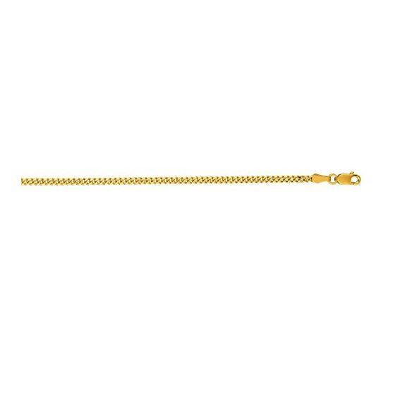 "10K Yellow Gold Gourmette Chain 20"" inches long x wide"