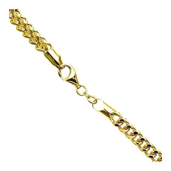 10K YELLOW Gold HOLLOW FRANCO Chain - 26 Inches Long 5.4MM Wide 1