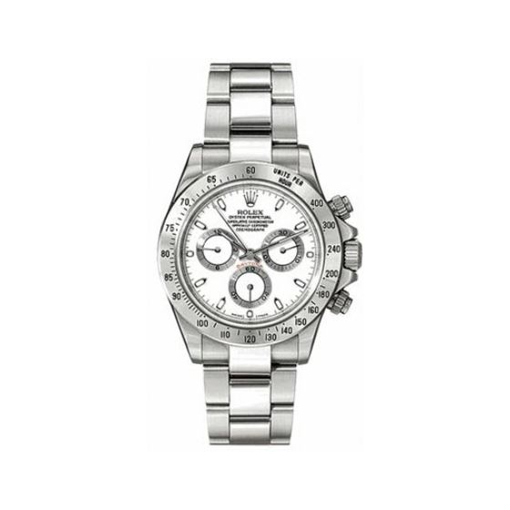 Rolex Daytona Oyster Perpetual White Mens Watch 116520-WSO