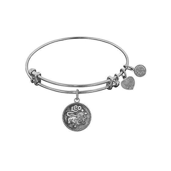 Angelica Ladies Zodiac Collection Bangle Charm 7.25 Inches (Adjustable) WGEL1063