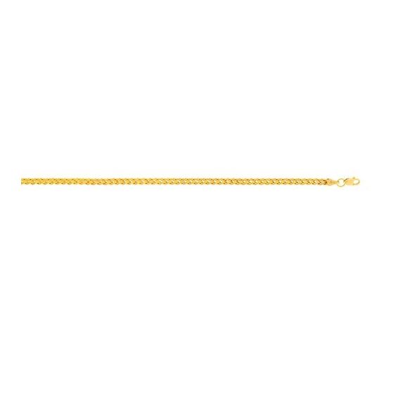 "14K Yellow Gold Square Franco Chain 24"" inches long x wide"