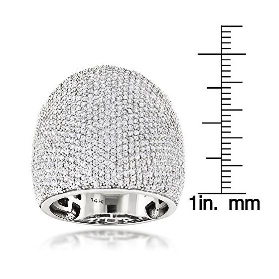 Ladies 14K Pave Set Natural 2.7 Ctw Sparking Dia-3