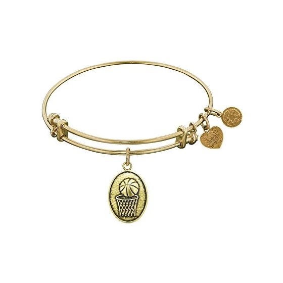 Angelica Ladies Sports and Hobbies Collection Bangle Charm 7.25 Inches (Adjustable) GEL1043