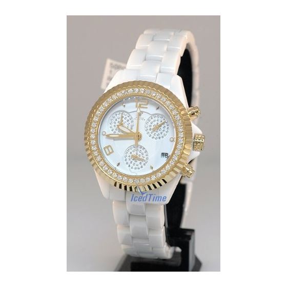 Women's Ceramic Diamond Watch