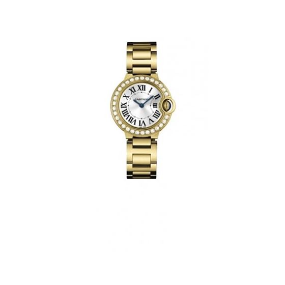 Cartier Ballon Bleu Rose Gold Diamond Dress Watch WE9002Z3