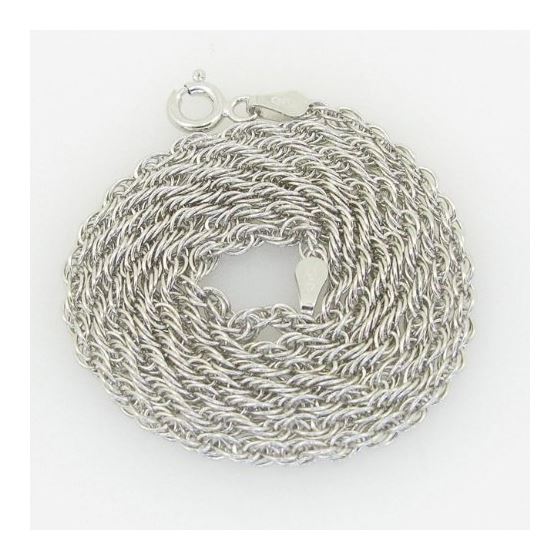 Unisex Italian sterling silver franco box ball wheat popcorn rope fancy chain 1