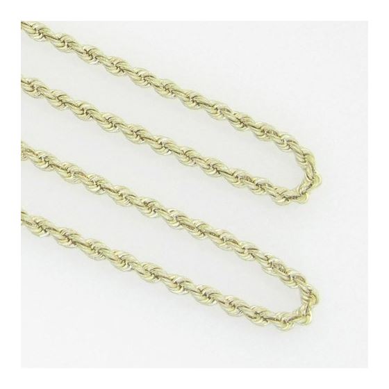 10K Yellow Gold rope chain GC18 3