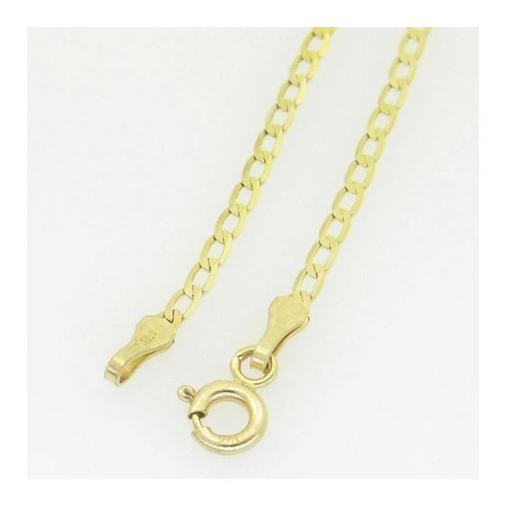 10K Yellow Gold open link chain GC32 3