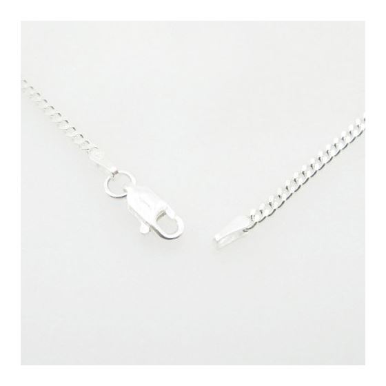 Silver Curb link chain Necklace BDC65 3