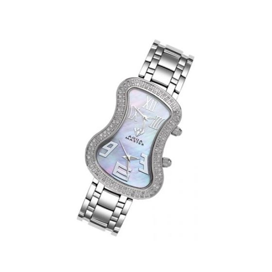 Aqua Master Diamond Watch The AquaMaster Two-Time Zone Ladies Watches 42-8W