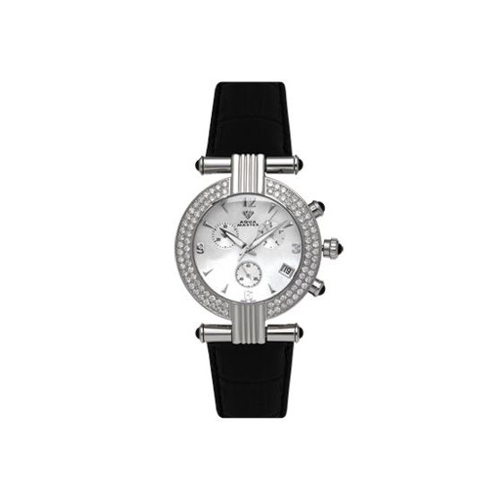 Men's Two- Row Big Diamond Watch, 3.25 Ctw-