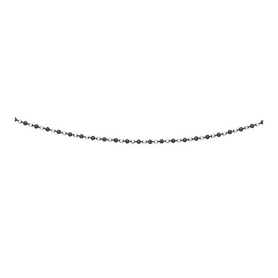 Sterling Silver Alternate Bead Chain 18 Inch Long