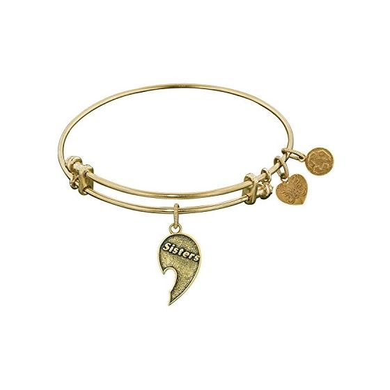 Angelica Ladies Mom and Family Collection Bangle Charm 7.25 Inches (Adjustable) GEL1006