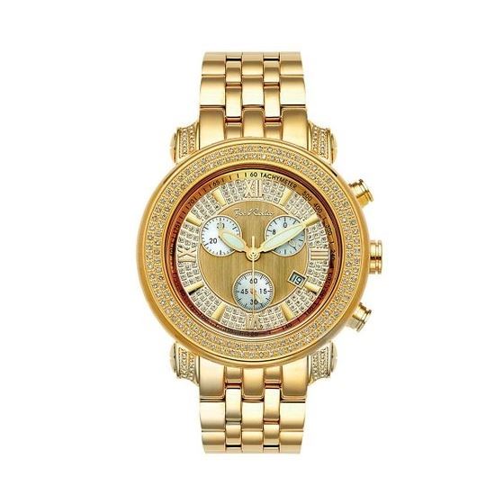 JTY1 Tyler Diamond Watch, Gold Dial With Gold Band