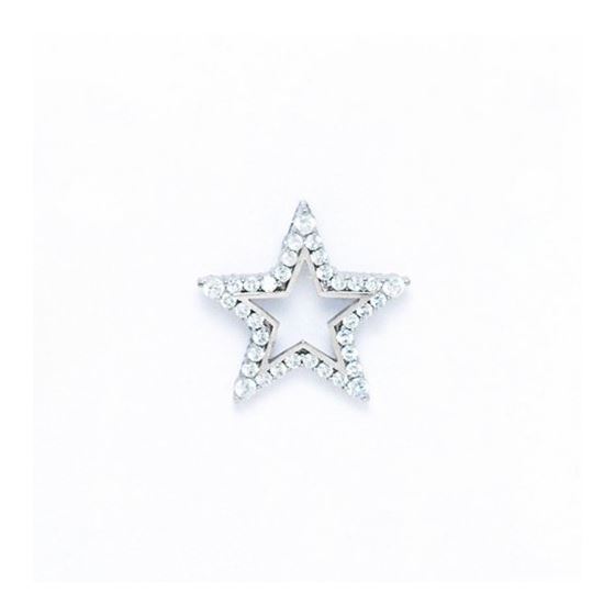 14K Gold Star Pendant PW60