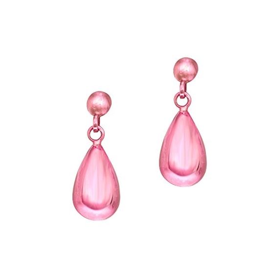 14K Pink Gold Ladies POST Earrings ER3458