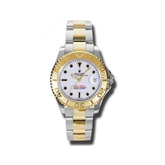 Rolex Watches  YachtMaster MidSize Steel and Gold 168623 w