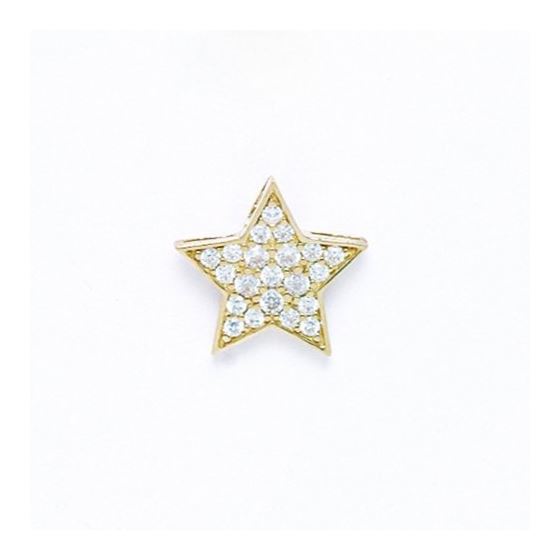 14K Gold Star Pendant P59