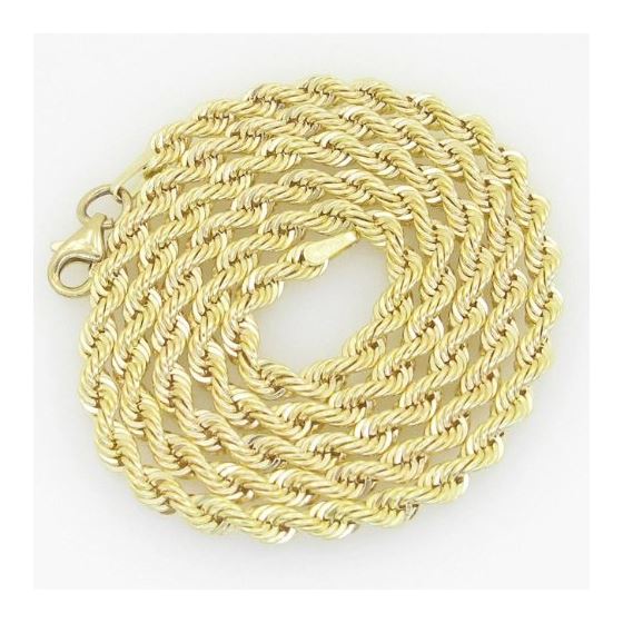 10K Yellow Gold rope chain GC11 1