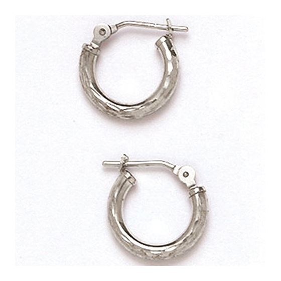 14K Gold Hoop Earrings HEW46