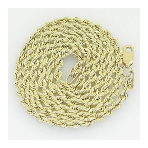 10K Yellow Gold rope chain GC17 1