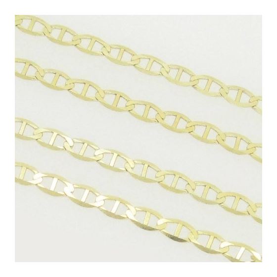 10K Yellow Gold mariner flat chain GC84 3