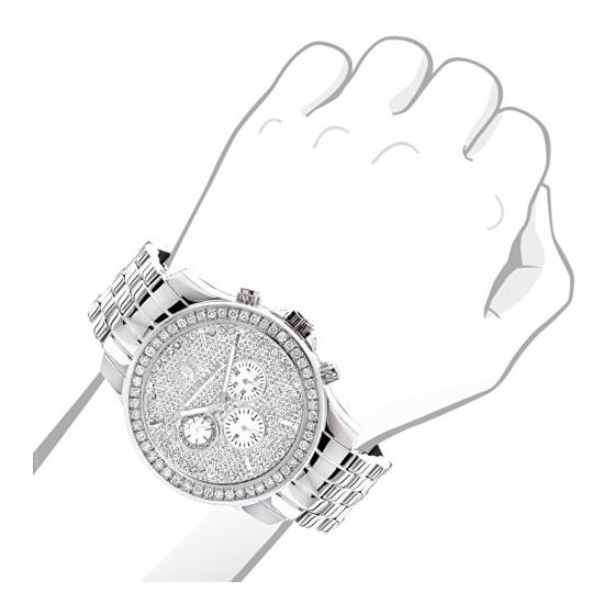 Mens Watches: Mens Diamond Watch 2.5Ct-3