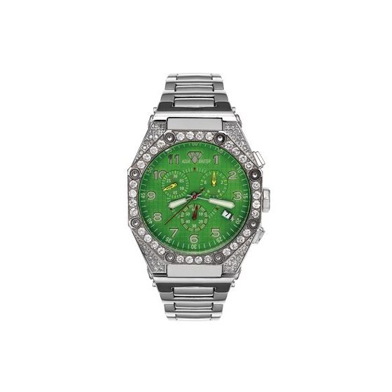 Men's Octagon Diamond Watch, 4.50 Ctw