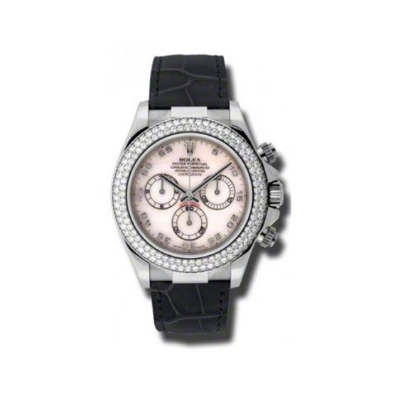 Rolex Watches  Daytona White Gold  Diamond Bezel 116589RBR mop