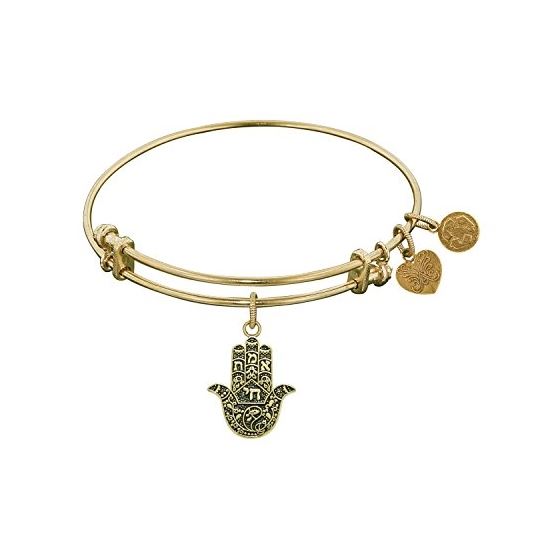 Angelica Ladies Spiritual Collection Bangle Charm 7.25 Inches (Adjustable) GEL1123