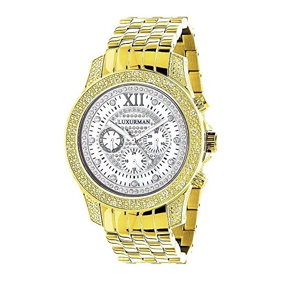 gold diamond watches for men