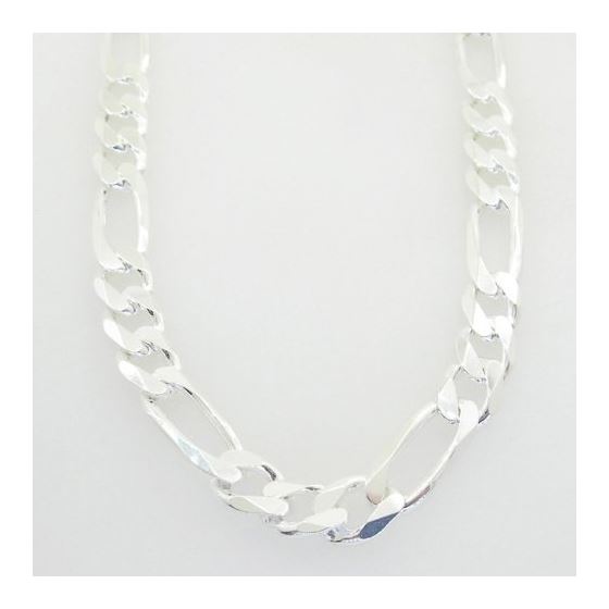 Figaro link chain Necklace Length - 24 inches Width - 8.5mm 3