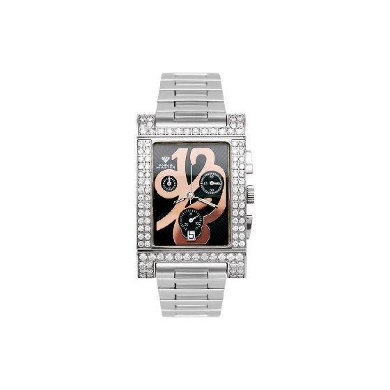 NEW! Unisex Cabernet Diamond Watch, 3.75 Ctw
