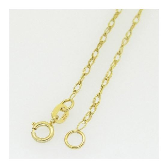 10K Yellow Gold double cable chain GC26 3