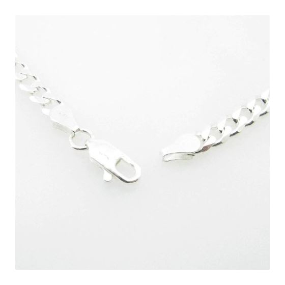 Silver Curb link chain Necklace BDC88 3