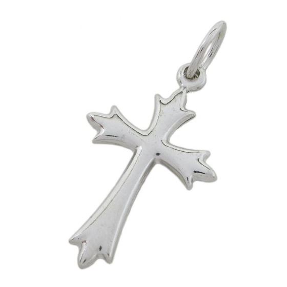 Fancy structure cross pendant SB49 34mm tall and 17mm wide 1