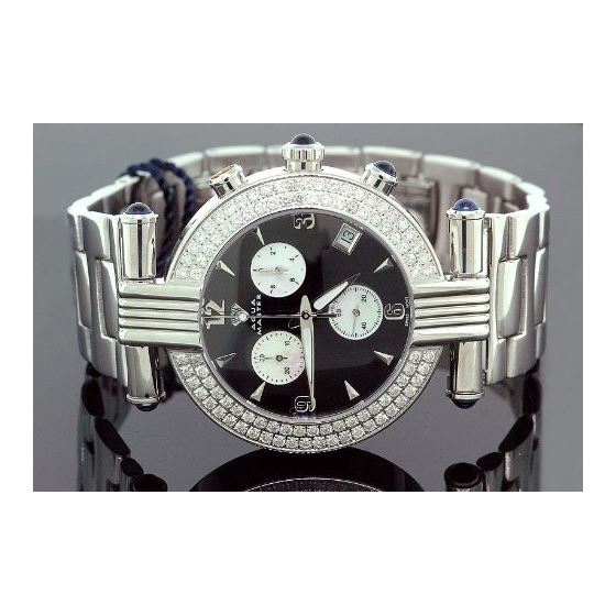 Unisex Aqua Master Diamond Watch 3.25 Ct W-93