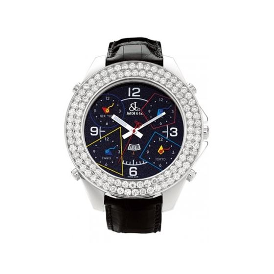 Jacob Watches: Jacob  Co. Jumbo Size Diamond Watch