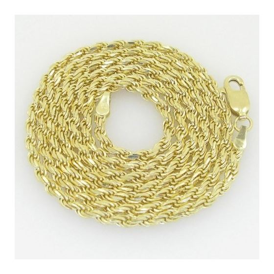 10K Yellow Gold rope chain GC2 1